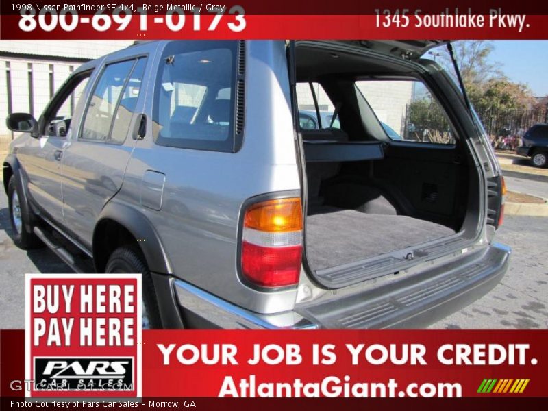 Beige Metallic / Gray 1998 Nissan Pathfinder SE 4x4