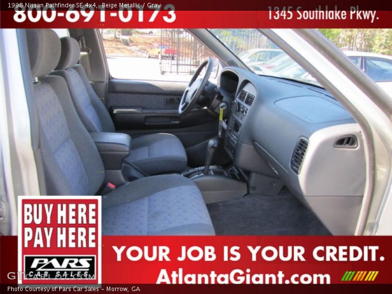 Beige Metallic / Gray 1998 Nissan Pathfinder SE 4x4