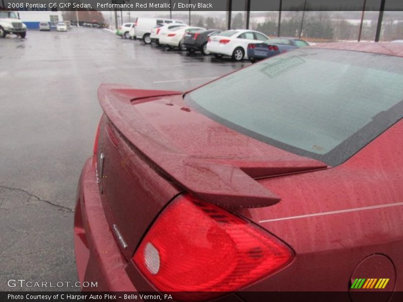 Performance Red Metallic / Ebony Black 2008 Pontiac G6 GXP Sedan