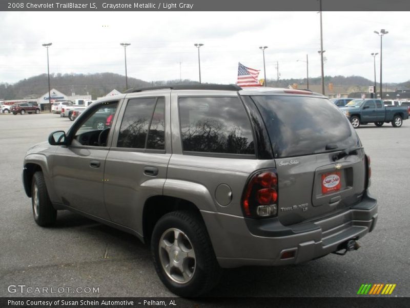 Graystone Metallic / Light Gray 2008 Chevrolet TrailBlazer LS