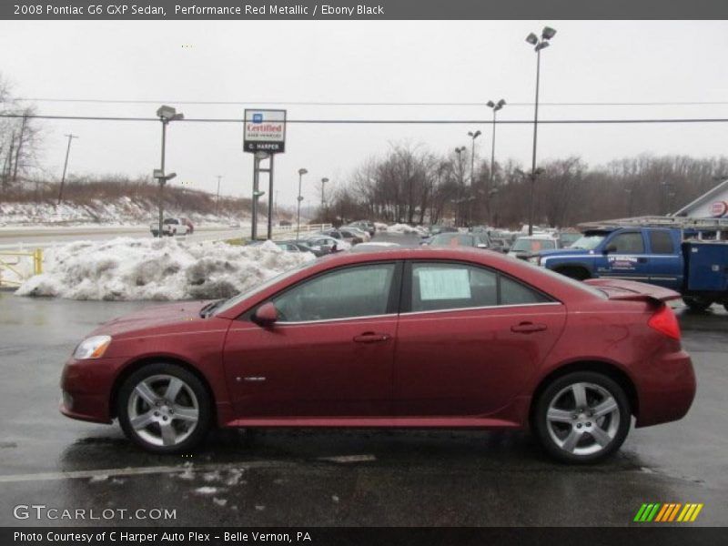 Performance Red Metallic / Ebony Black 2008 Pontiac G6 GXP Sedan