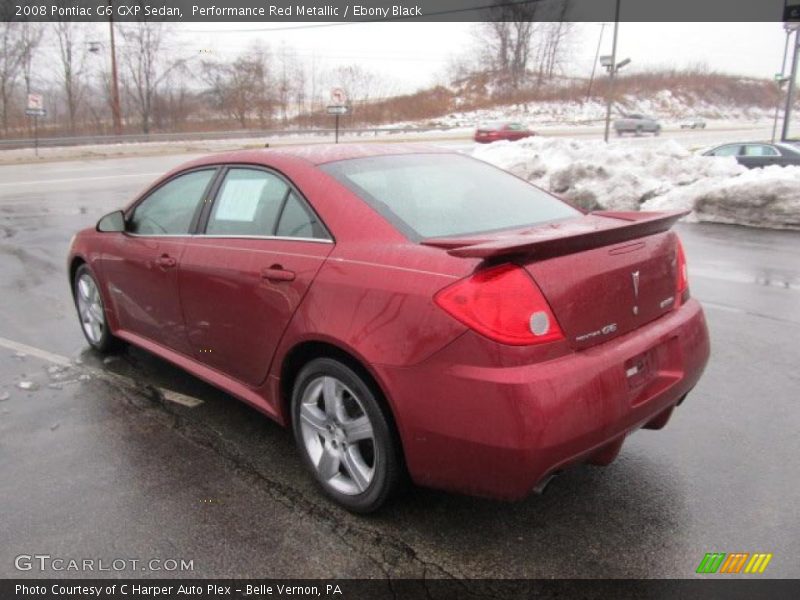 Performance Red Metallic / Ebony Black 2008 Pontiac G6 GXP Sedan