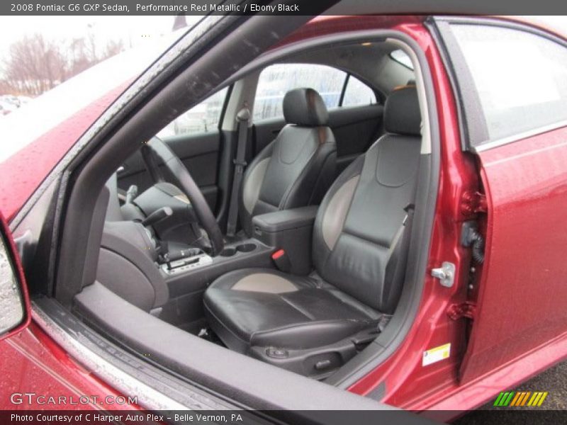  2008 G6 GXP Sedan Ebony Black Interior