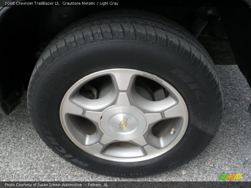 Graystone Metallic / Light Gray 2008 Chevrolet TrailBlazer LS