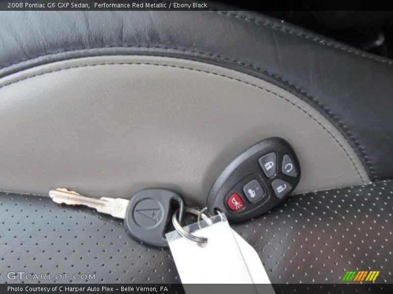 Performance Red Metallic / Ebony Black 2008 Pontiac G6 GXP Sedan