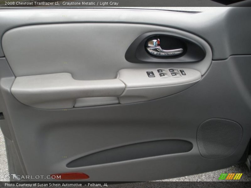 Graystone Metallic / Light Gray 2008 Chevrolet TrailBlazer LS