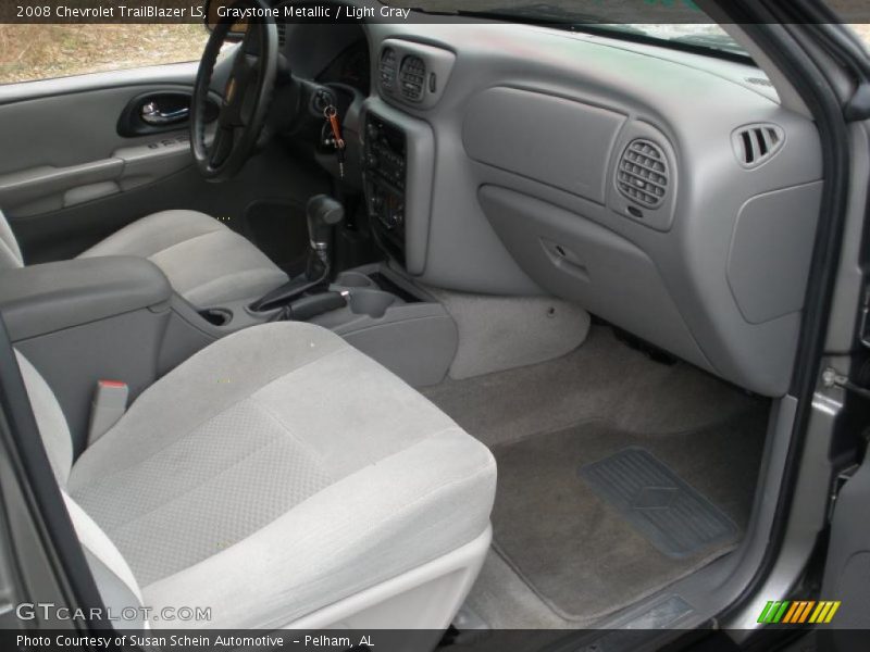 Graystone Metallic / Light Gray 2008 Chevrolet TrailBlazer LS