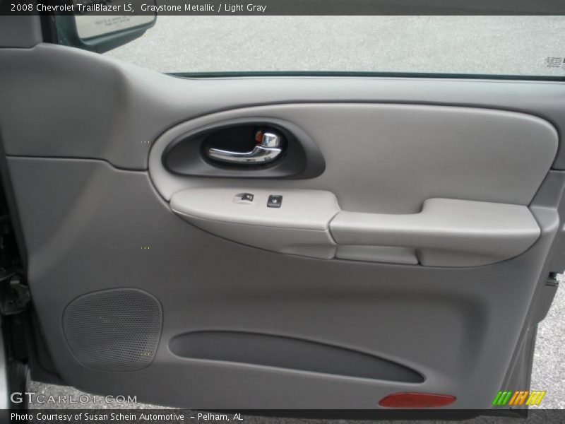 Graystone Metallic / Light Gray 2008 Chevrolet TrailBlazer LS