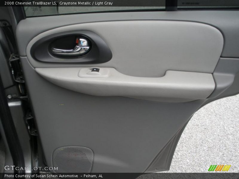 Graystone Metallic / Light Gray 2008 Chevrolet TrailBlazer LS