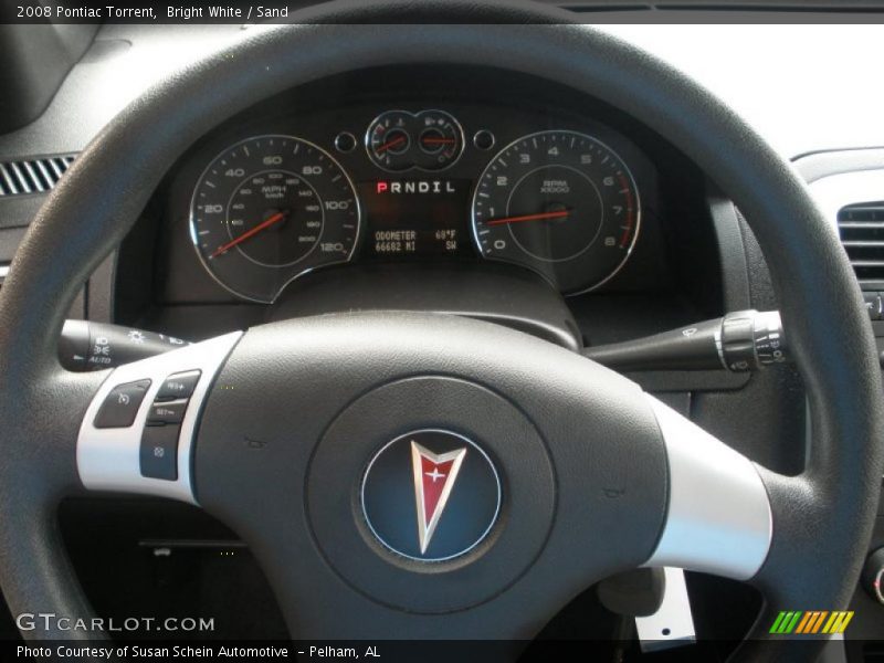 Bright White / Sand 2008 Pontiac Torrent