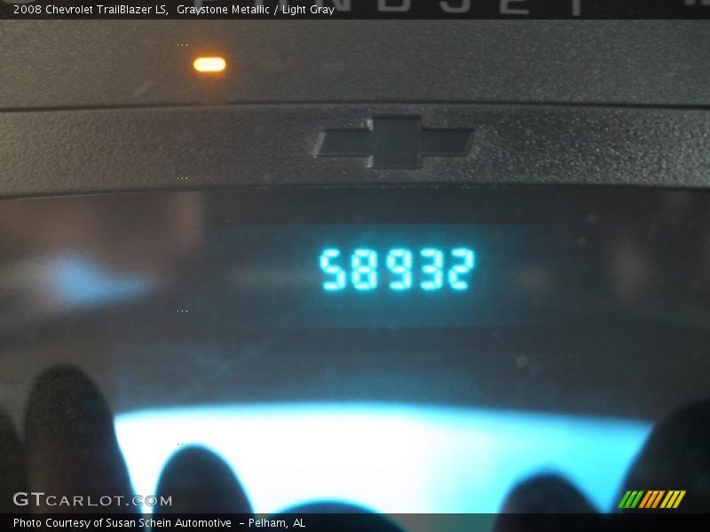 Graystone Metallic / Light Gray 2008 Chevrolet TrailBlazer LS