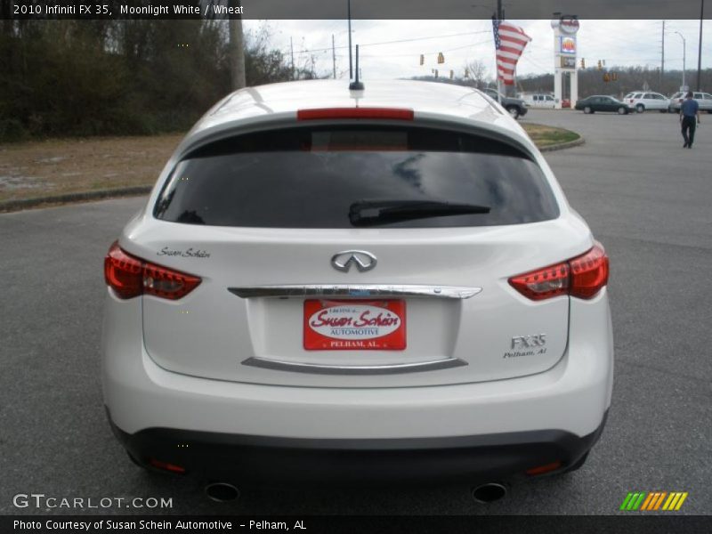 Moonlight White / Wheat 2010 Infiniti FX 35