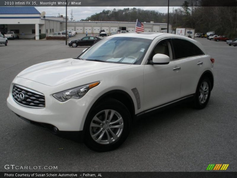 Moonlight White / Wheat 2010 Infiniti FX 35