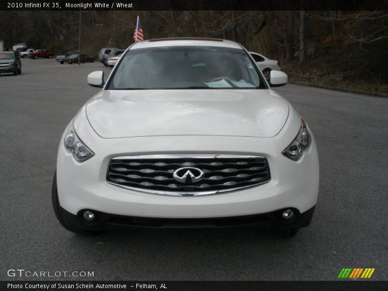 Moonlight White / Wheat 2010 Infiniti FX 35