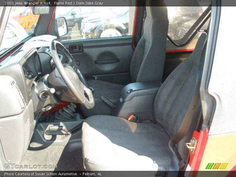 Flame Red / Dark Slate Gray 2003 Jeep Wrangler X 4x4