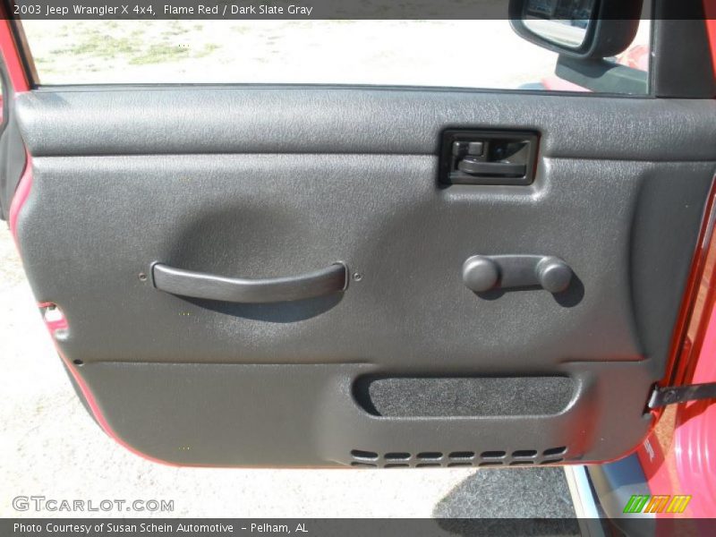 Flame Red / Dark Slate Gray 2003 Jeep Wrangler X 4x4