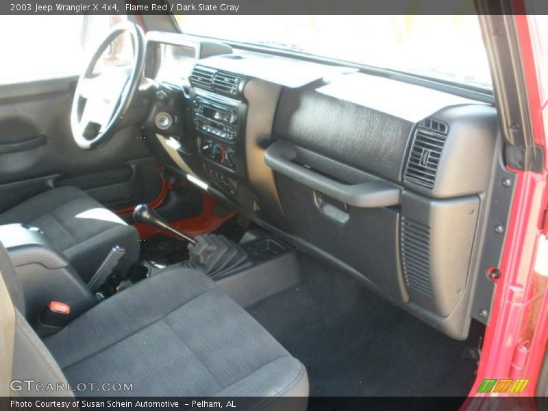 Flame Red / Dark Slate Gray 2003 Jeep Wrangler X 4x4