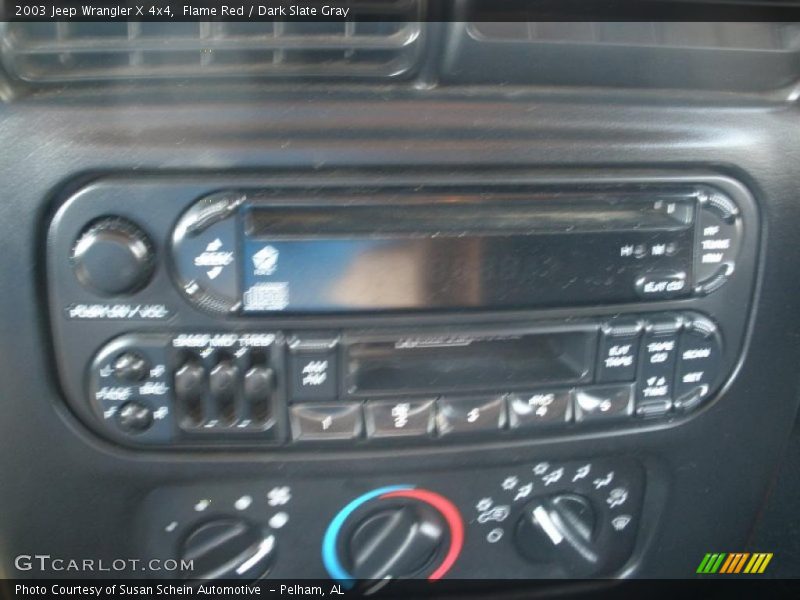 Flame Red / Dark Slate Gray 2003 Jeep Wrangler X 4x4