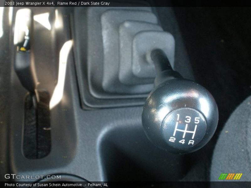 Flame Red / Dark Slate Gray 2003 Jeep Wrangler X 4x4