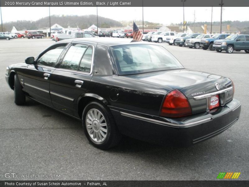 Black / Light Camel 2010 Mercury Grand Marquis LS Ultimate Edition