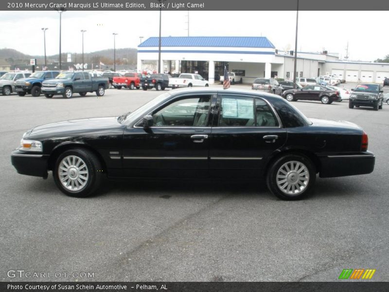 Black / Light Camel 2010 Mercury Grand Marquis LS Ultimate Edition