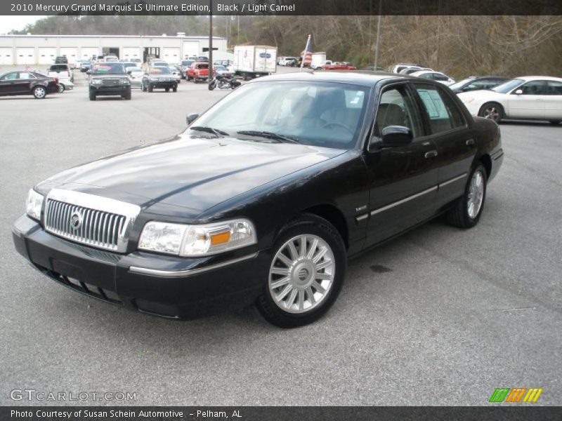 Black / Light Camel 2010 Mercury Grand Marquis LS Ultimate Edition