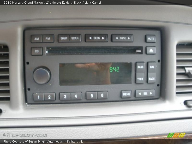Black / Light Camel 2010 Mercury Grand Marquis LS Ultimate Edition
