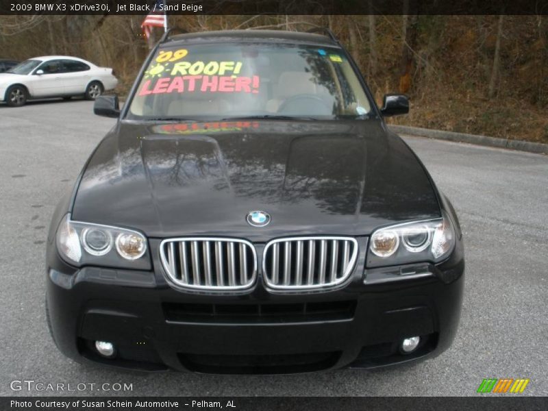 Jet Black / Sand Beige 2009 BMW X3 xDrive30i