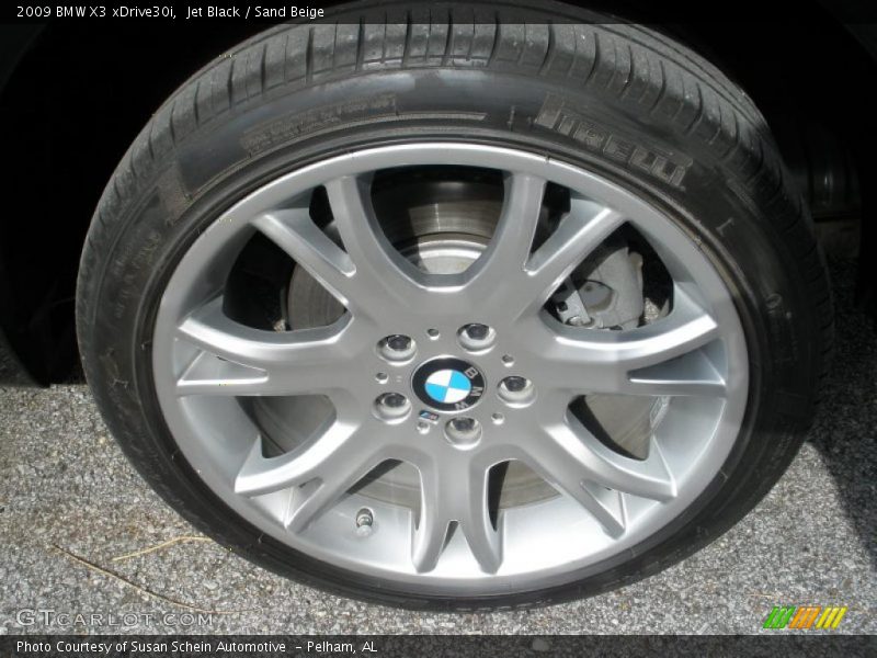 Jet Black / Sand Beige 2009 BMW X3 xDrive30i