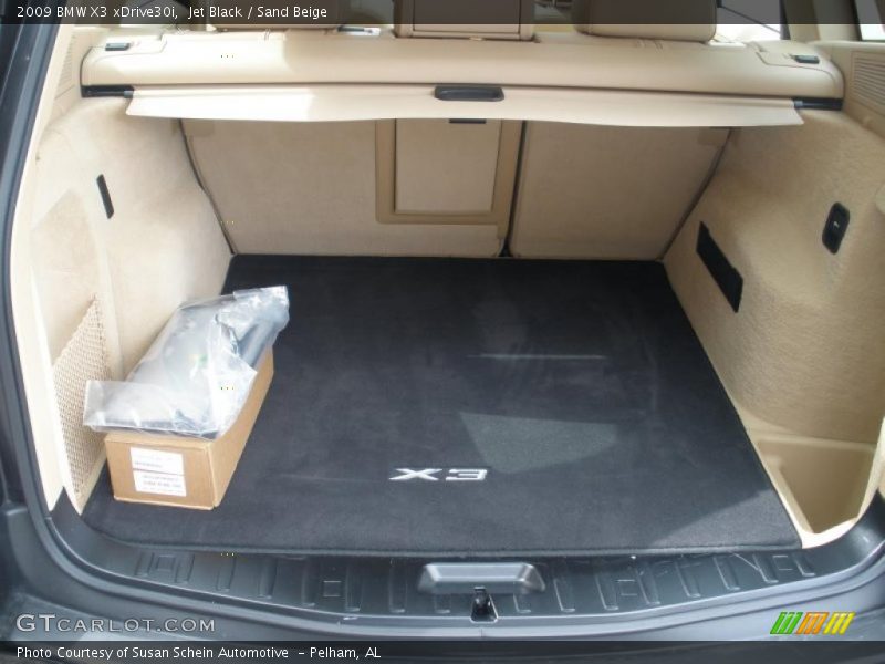 Jet Black / Sand Beige 2009 BMW X3 xDrive30i