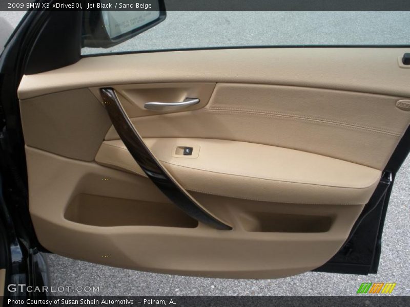Jet Black / Sand Beige 2009 BMW X3 xDrive30i