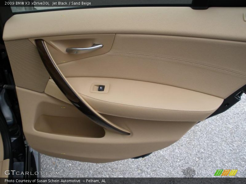 Jet Black / Sand Beige 2009 BMW X3 xDrive30i