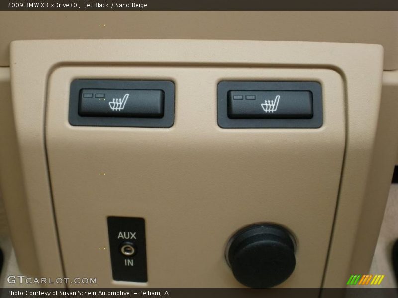 Jet Black / Sand Beige 2009 BMW X3 xDrive30i