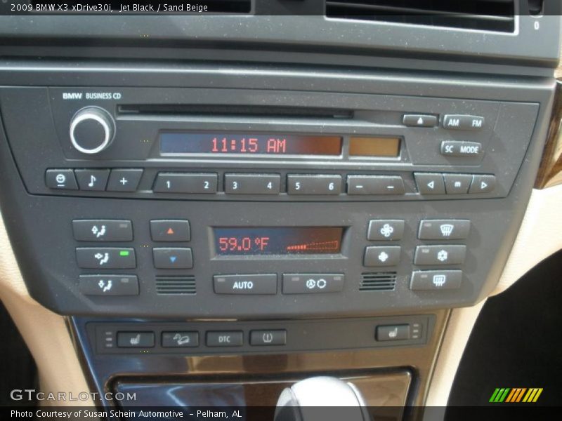 Jet Black / Sand Beige 2009 BMW X3 xDrive30i