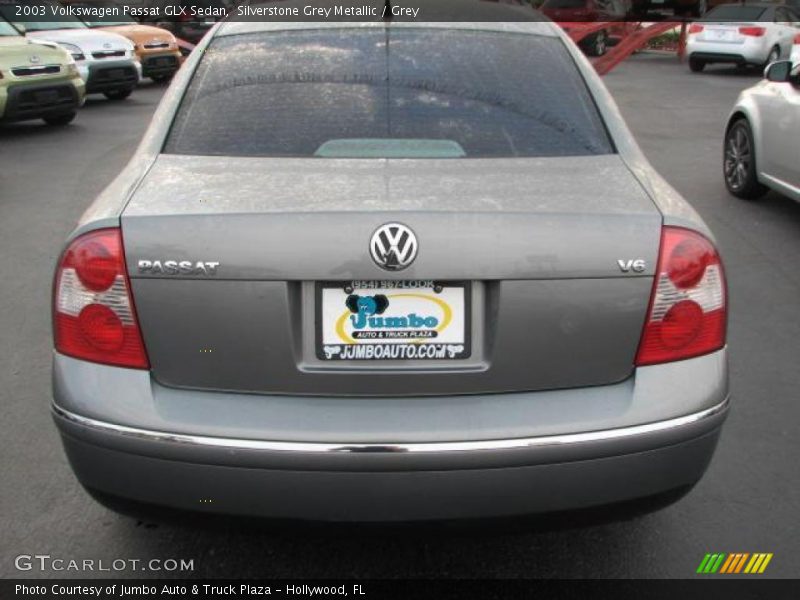 Silverstone Grey Metallic / Grey 2003 Volkswagen Passat GLX Sedan