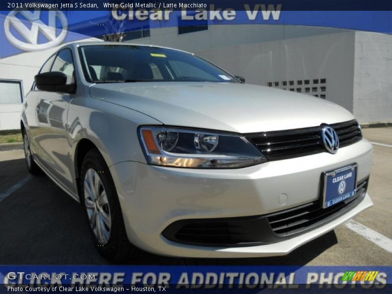 White Gold Metallic / Latte Macchiato 2011 Volkswagen Jetta S Sedan