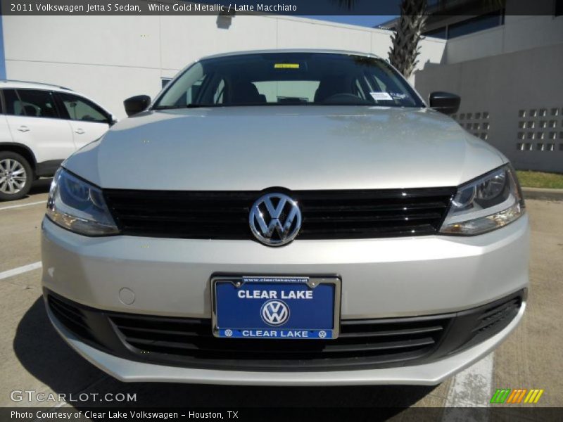 White Gold Metallic / Latte Macchiato 2011 Volkswagen Jetta S Sedan