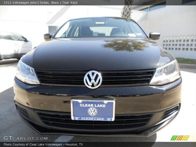 Black / Titan Black 2011 Volkswagen Jetta S Sedan