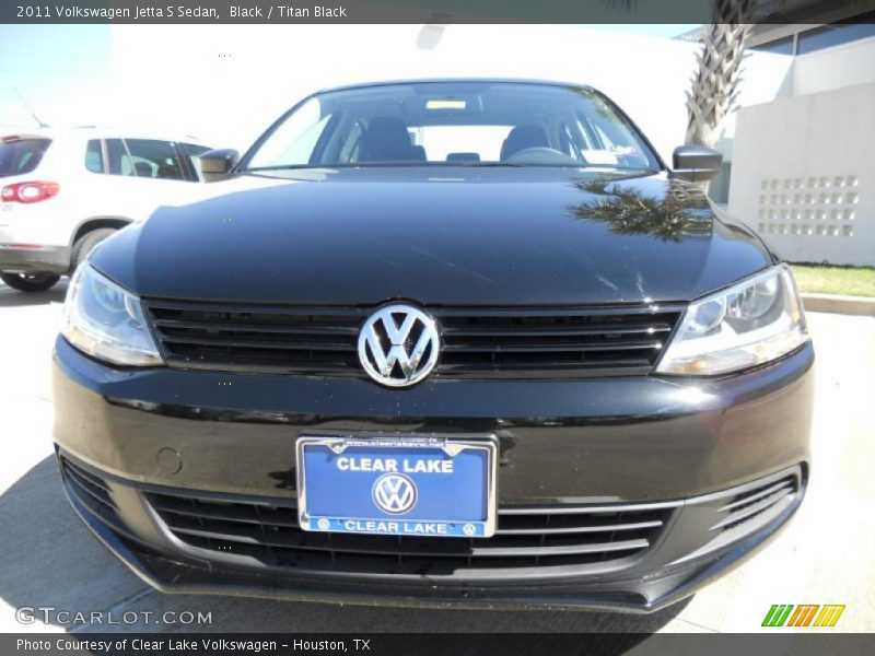 Black / Titan Black 2011 Volkswagen Jetta S Sedan