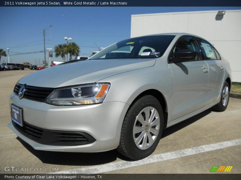 White Gold Metallic / Latte Macchiato 2011 Volkswagen Jetta S Sedan