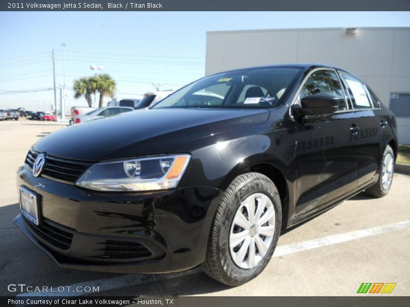 Black / Titan Black 2011 Volkswagen Jetta S Sedan