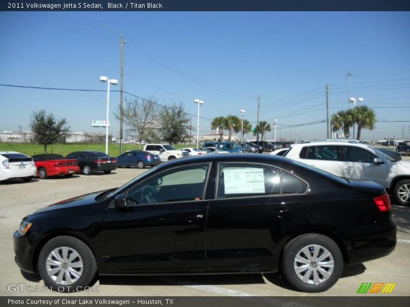 Black / Titan Black 2011 Volkswagen Jetta S Sedan