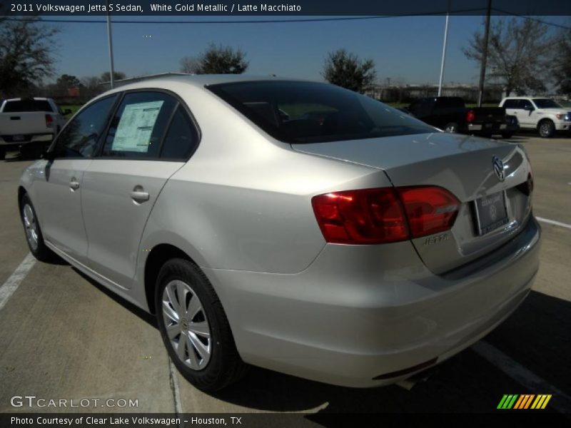 White Gold Metallic / Latte Macchiato 2011 Volkswagen Jetta S Sedan