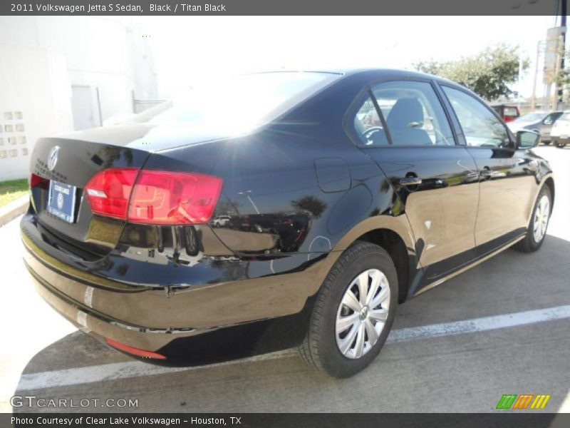 Black / Titan Black 2011 Volkswagen Jetta S Sedan
