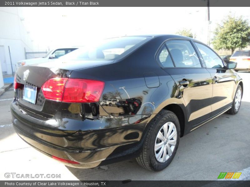 Black / Titan Black 2011 Volkswagen Jetta S Sedan