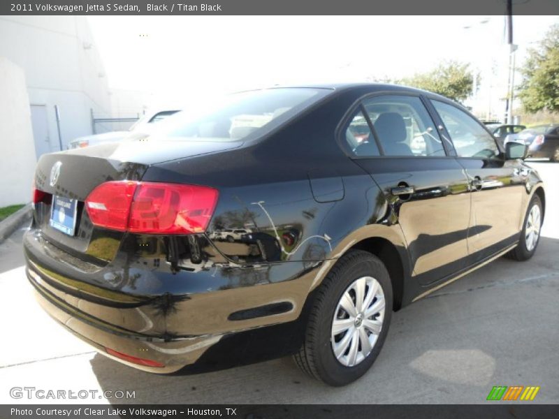 Black / Titan Black 2011 Volkswagen Jetta S Sedan