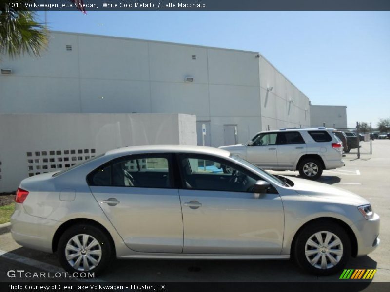 White Gold Metallic / Latte Macchiato 2011 Volkswagen Jetta S Sedan