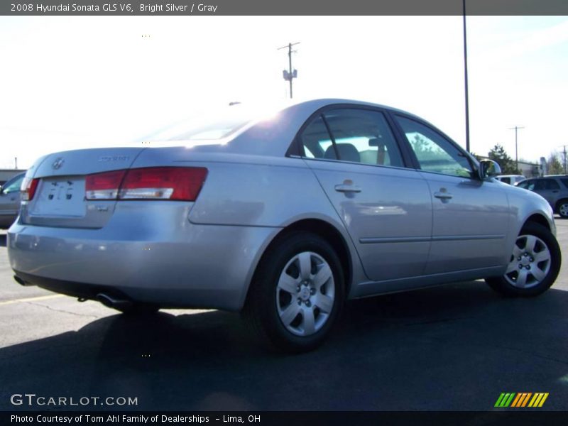 Bright Silver / Gray 2008 Hyundai Sonata GLS V6