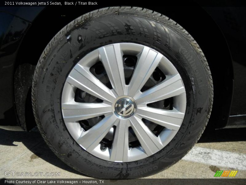 Black / Titan Black 2011 Volkswagen Jetta S Sedan