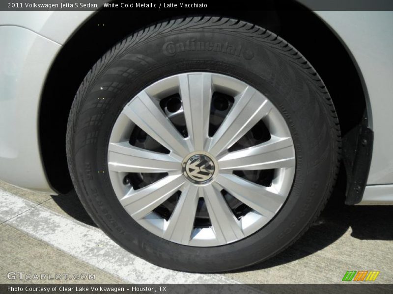 White Gold Metallic / Latte Macchiato 2011 Volkswagen Jetta S Sedan